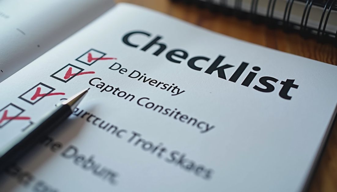 Starter dataset quality checklist for LoRA training